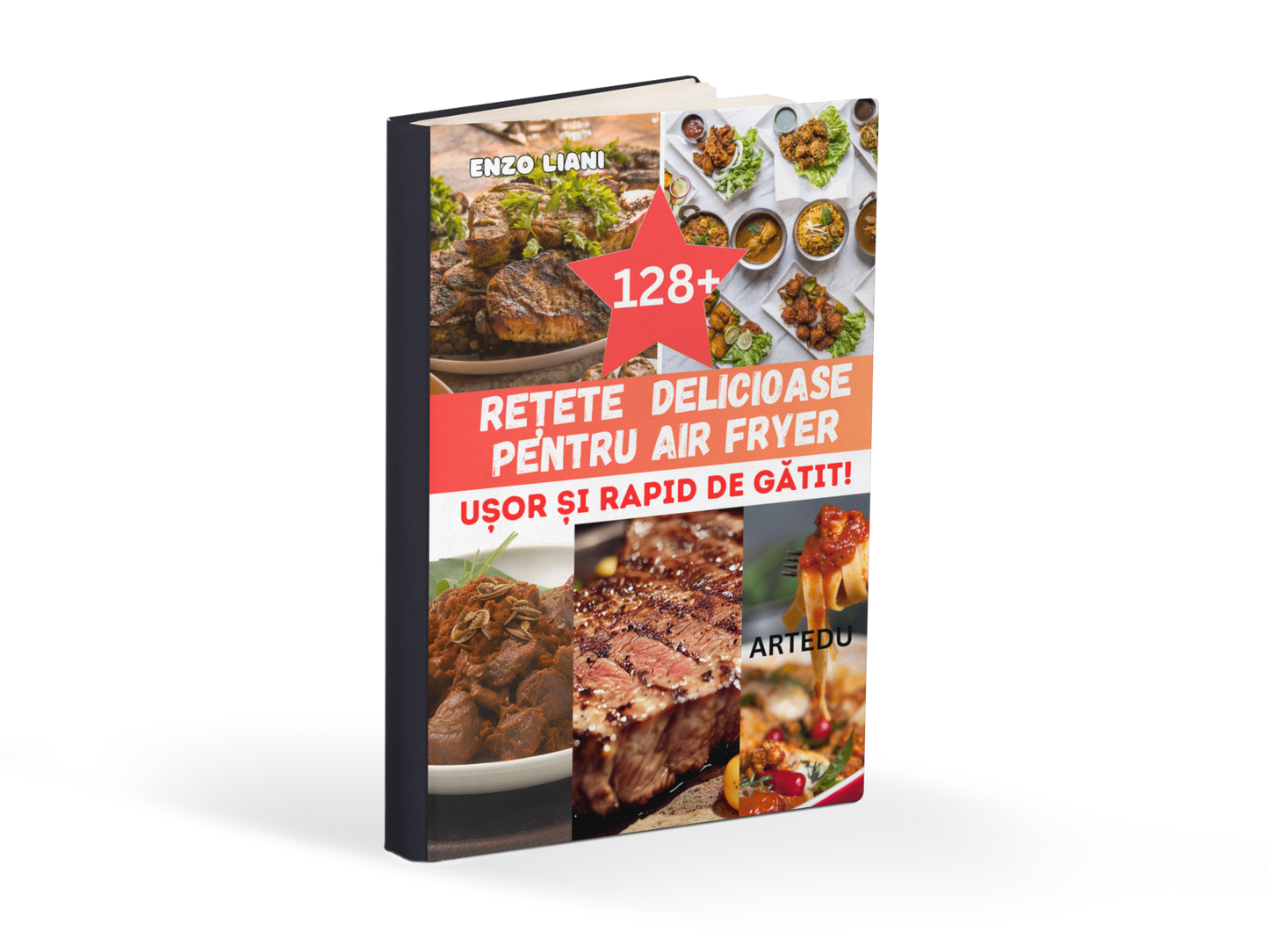 Carte 128 Retete pentru Air Fryer de Chef Enzo