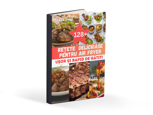 Carte 128 Retete pentru Air Fryer de Chef Enzo