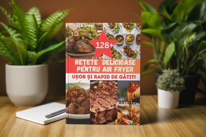 Carte 128 Retete pentru Air Fryer de Chef Enzo